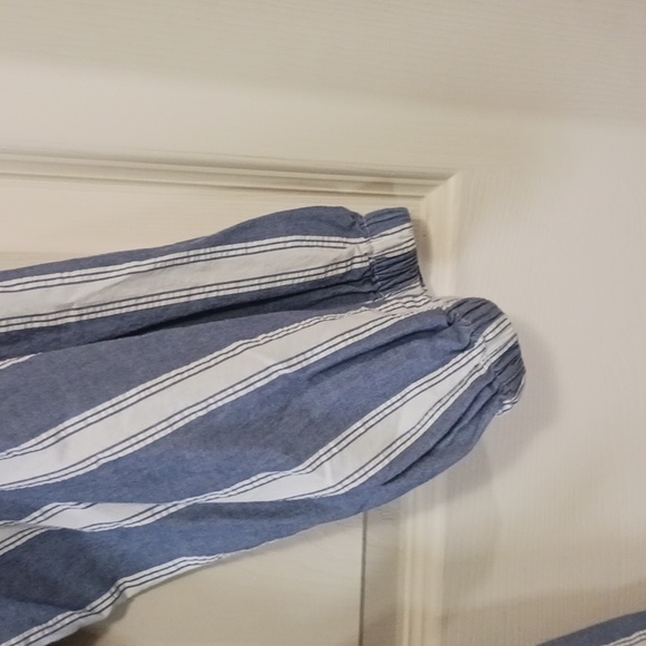 GAP cotton striped mini dress - Med - blue and white - Picture 5 of 8